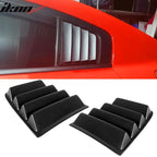 2011-2023 Dodge Charger Unpainted Rear Window Louver Side Vent ABS PP