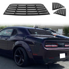 2008-2023 Dodge Challenger XE V2 Style Rear Side Window Louver PP PU