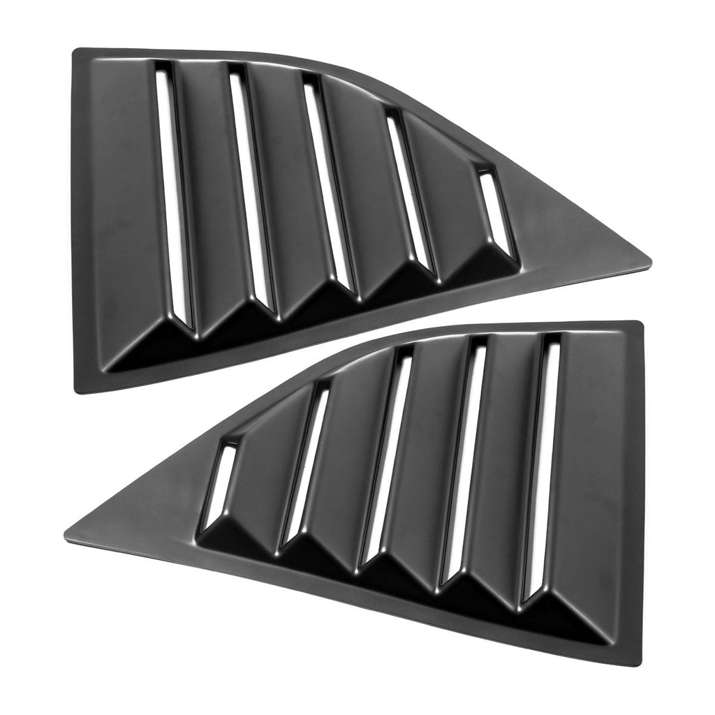 2008-2023 Dodge Challenger XE V2 Style Rear Side Window Louver PP PU