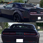 2008-2023 Dodge Challenger XE V2 Style Rear Side Window Louver PP PU