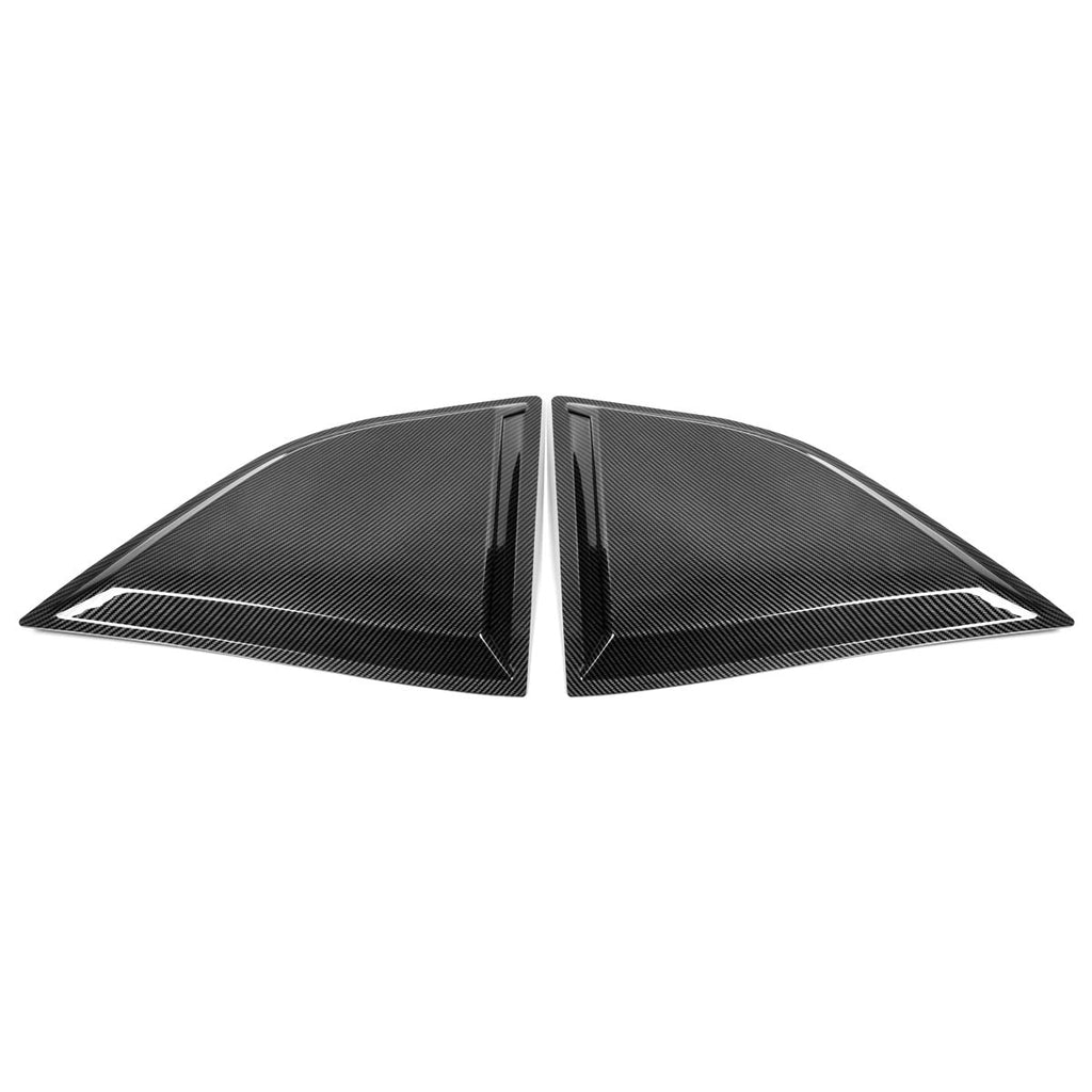 2008-2023 Dodge Challenger XE Style CFL Rear Side Window Louver Scoops
