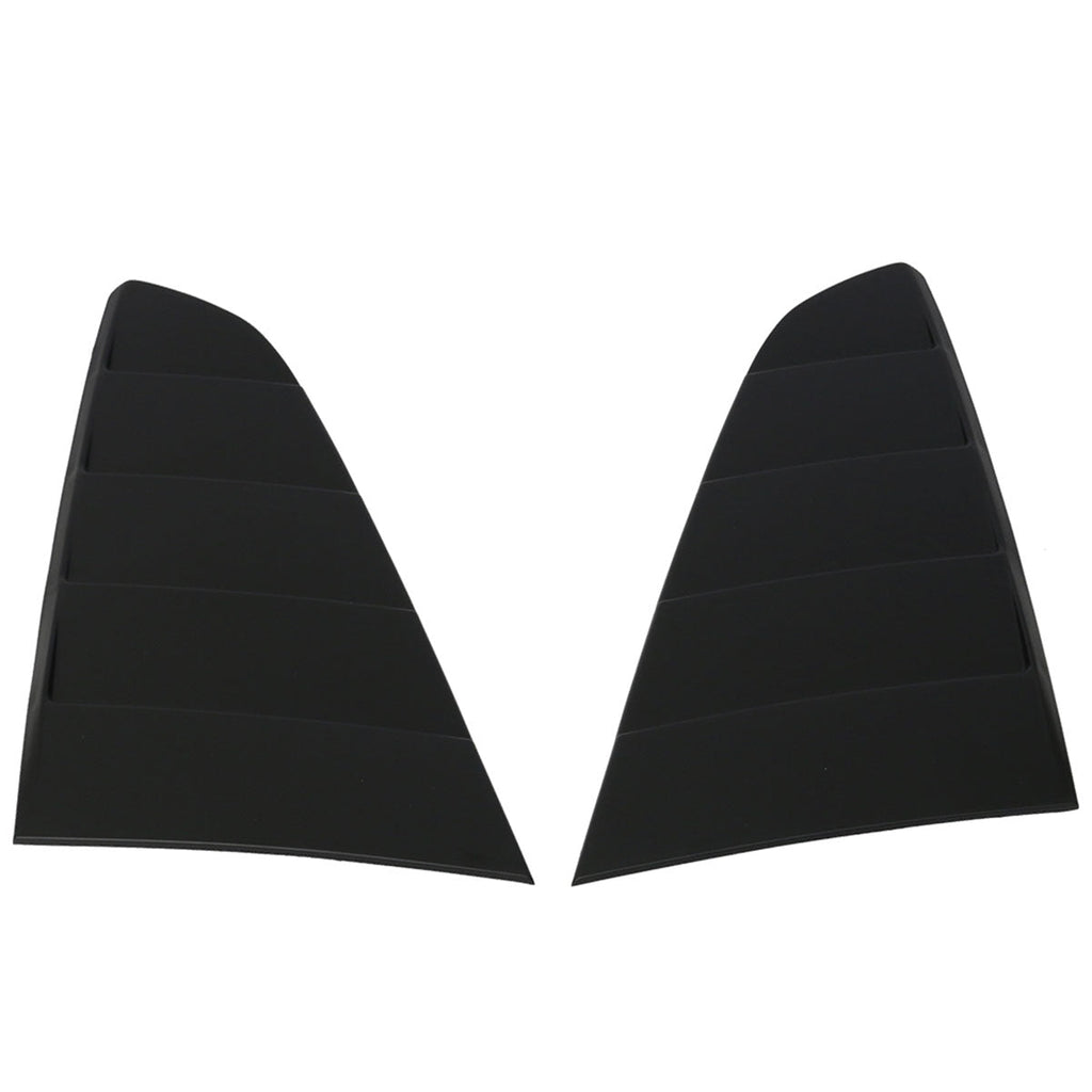 2015-2023 Ford Mustang Coupe V Style Rear Window Louver Side Vent ABS