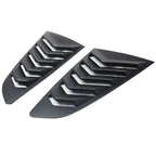 2015-2023 Ford Mustang Coupe Unpainted Rear Side Window Louver ABS
