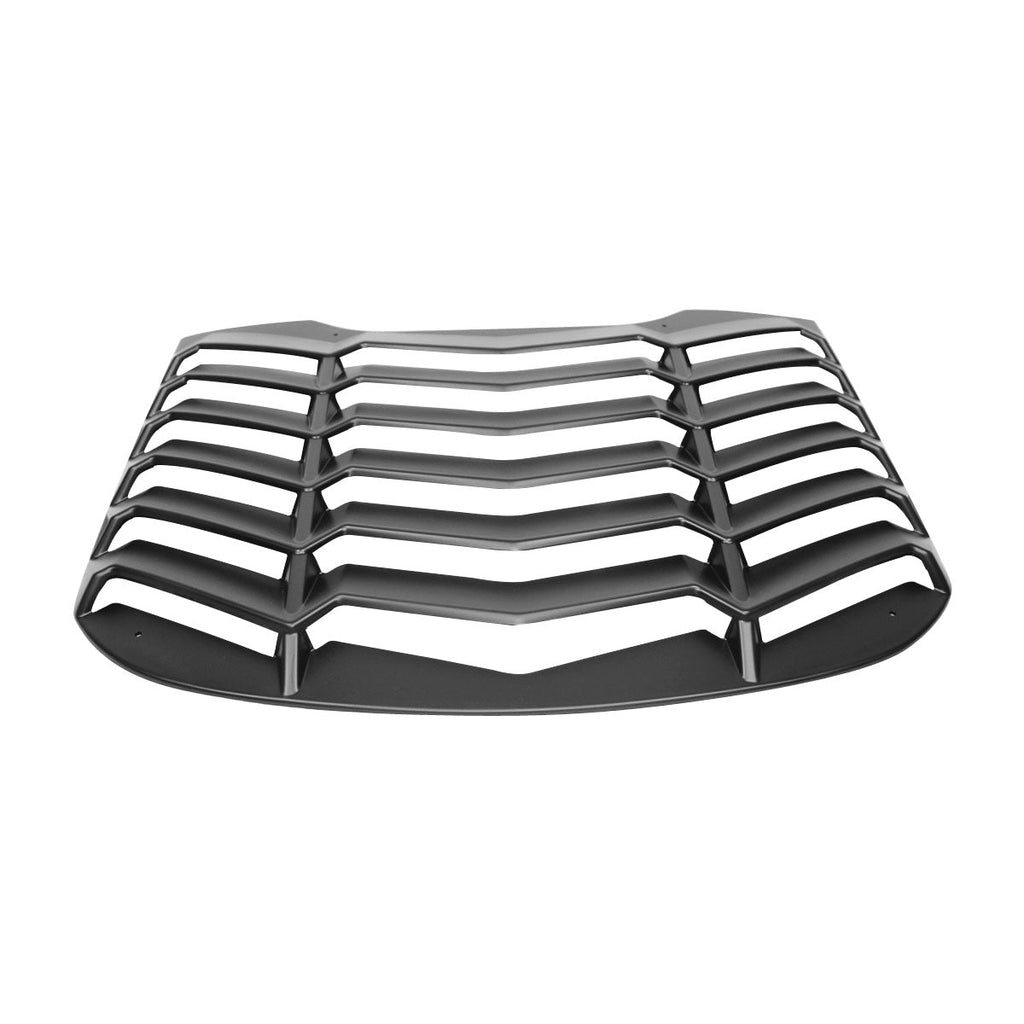 2015-2023 Ford Mustang Coupe Matte Black Rear Side Window Louver ABS