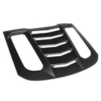 2015-2023 Ford Mustang Coupe Matte Black Rear Side Window Louver ABS