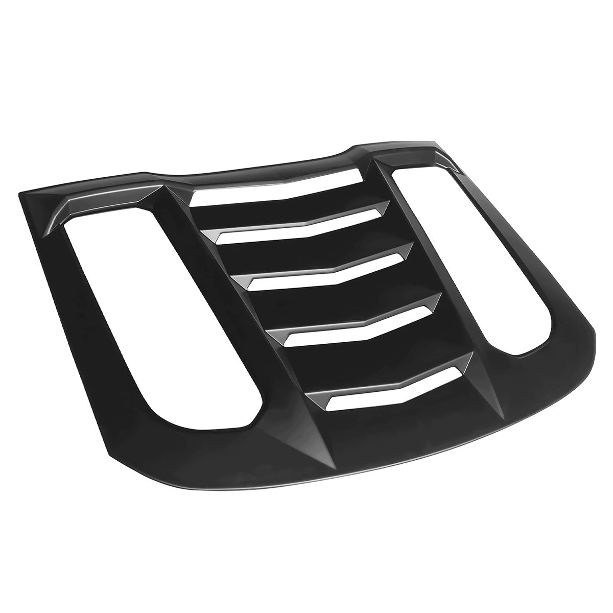 2015-2023 Ford Mustang Coupe Matte Black Rear Side Window Louver ABS