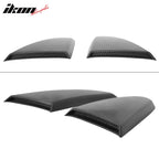 2015-2023 Ford Mustang Coupe Matte Black Rear Side Window Louver ABS