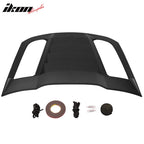 2015-2023 Ford Mustang Coupe Matte Black Rear Side Window Louver ABS