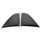 2015-2023 Ford Mustang GT Style Black Rear Side Window Louver ABS