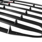 2015-2023 Ford Mustang GT Style Black Rear Side Window Louver ABS