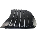 2015-2023 Ford Mustang V Style Matte Black Rear Side Window Louver ABS