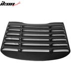 2015-2023 Ford Mustang V Style Matte Black Rear Side Window Louver ABS