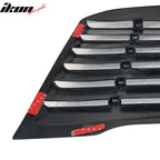 2015-2023 Ford Mustang V Style Matte Black Rear Side Window Louver ABS