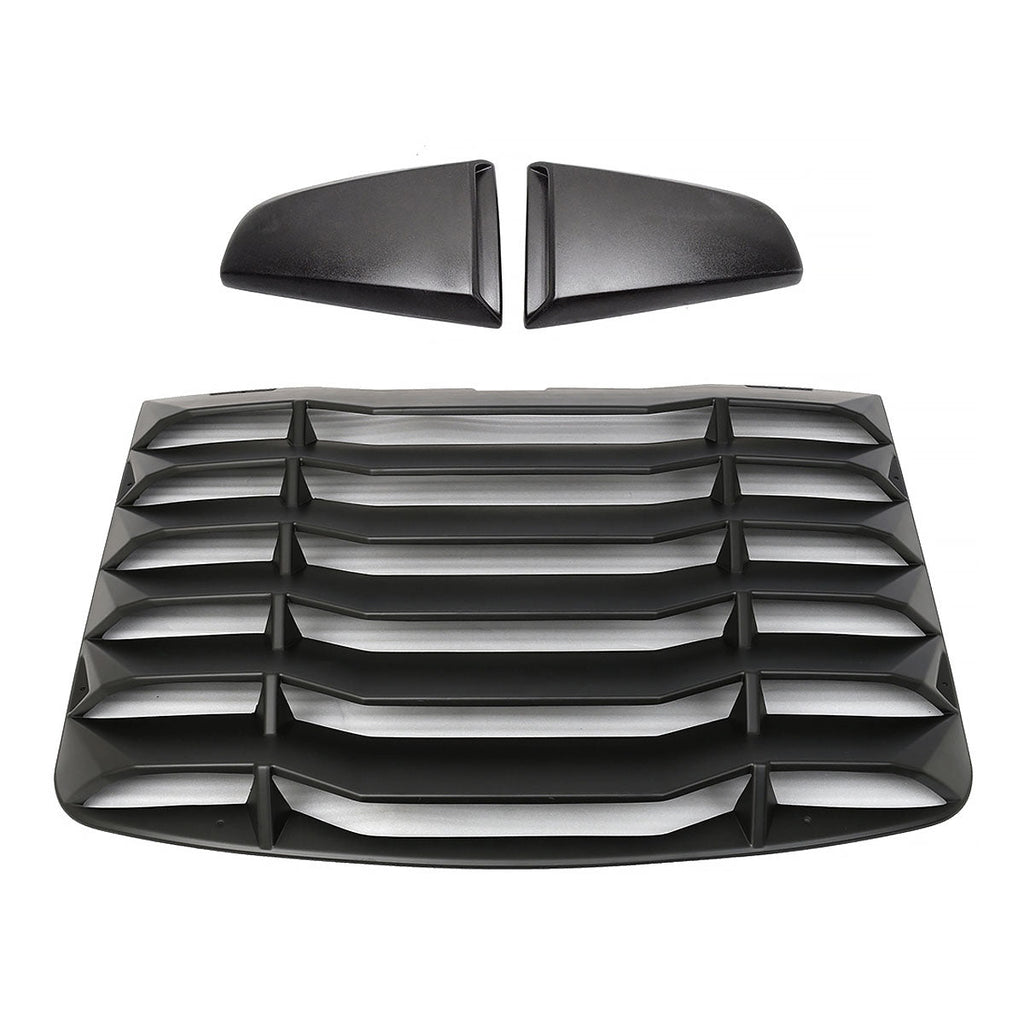 2003-2008 Nissan 350Z Black Rear Window Louver Side Vent ABS Plastic