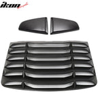 2003-2008 Nissan 350Z Black Rear Window Louver Side Vent ABS Plastic