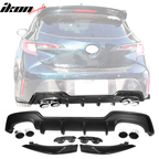 2019-2022 Toyota Corolla 5Dr Rear Diffuser Splitter Dual Muffler Tip