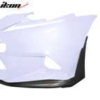 2014-2016 Lexus IS Series F Sport Sedan Front Bumper Lip + Winglets PU