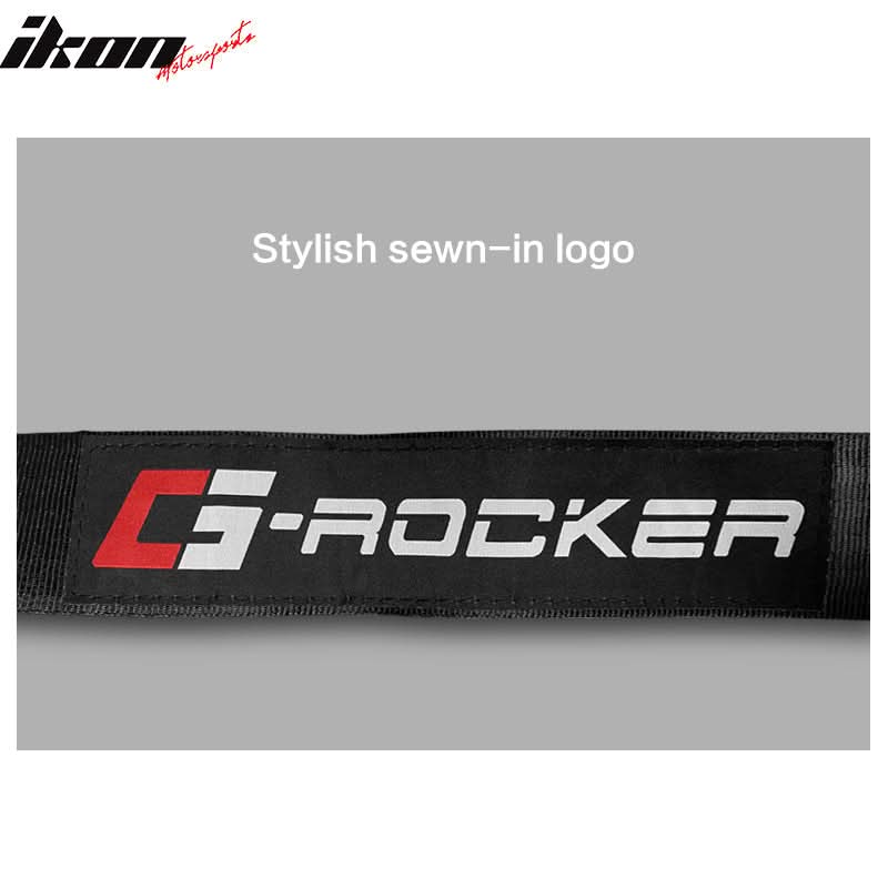 5 Point Black Go-kart UTV ATV Racing Harness Buckle Seat Belt Nylon