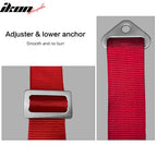 5 Point Red Go-kart UTV ATV Racing Harness Buckle Seat Belt Nylon