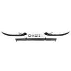 Fits 2021-2023 G30 G31 Rear Diffuser Type 2+Front Bumper Lip+Side Skir