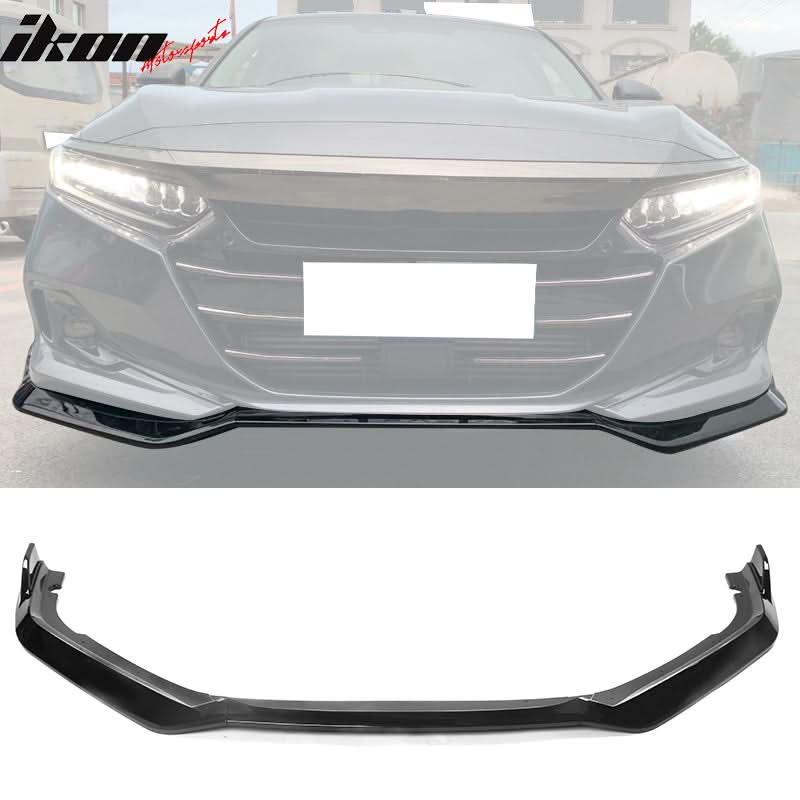 2021-2022 Honda Accord IKON V4 3PCS Front Bumper Lip PP