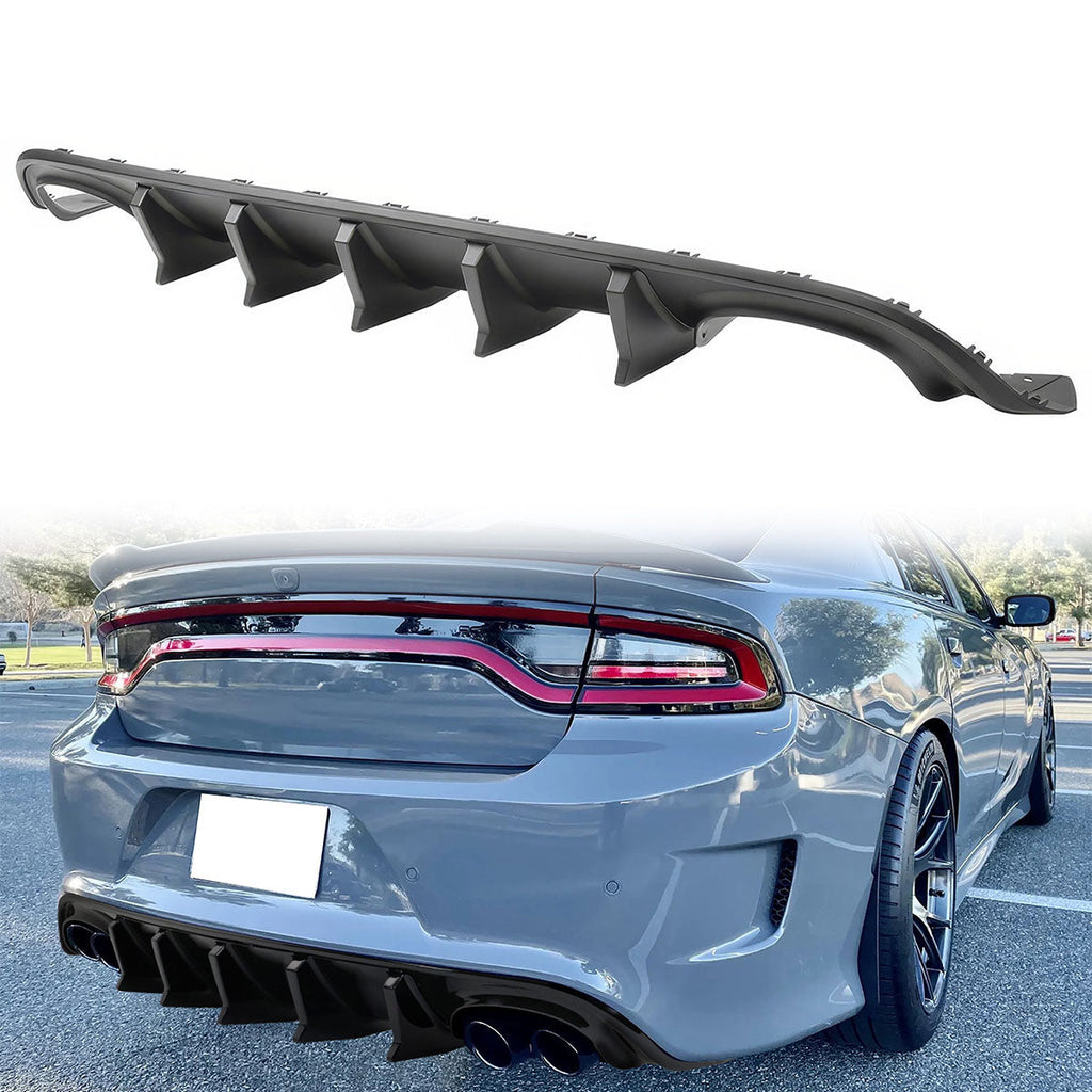 2015-2023 Dodge Charger Quad Exhaust Rear Bumper Diffuser 2PCS