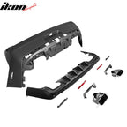 2008-2014 Dodge Challenger 2015+ SRT Hellcat Rear Bumper + V3 Diffuser