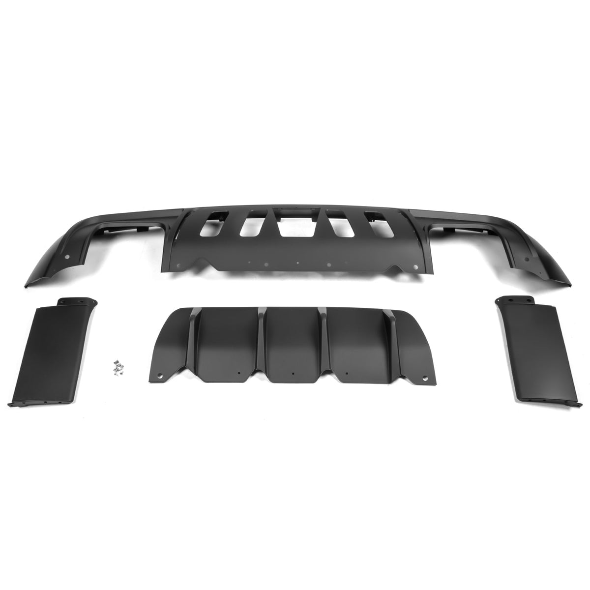 2008-2014 Dodge Challenger 2015+ SRT Hellcat Rear Bumper + V3 Diffuser