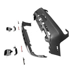 2008-2014 Dodge Challenger Front+Rear Bumper Cover+Lip+Diffuser PP