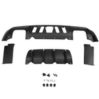 2008-2014 Dodge Challenger Front+Rear Bumper Cover+Lip+Diffuser PP