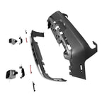 2008-2014 Challenger Front+Rear Bumper Cover+Fender Flares+V3 Diffuser