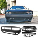 2008-2014 Dodge Challenger Front + Rear Bumper Cover + Diffuser PP