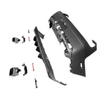 2008-2014 Dodge Challenger Front+Rear Bumper Cover+Lip+Diffuser PP