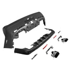 2008-2014 Challenger Front+Rear Bumper Cover+Fender Flares+V3 Diffuser