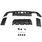2008-2014 Dodge Challenger Front+Rear Bumper Cover+Lip+Diffuser PP