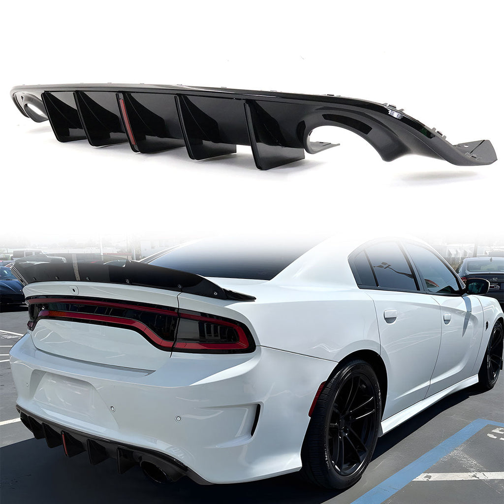 2015-2023 Dodge Charger Rear Bumper Diffuser PP 2PCS