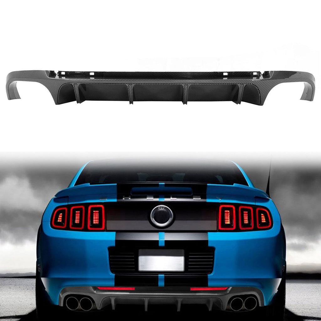 2013-2014 Ford Mustang GT500 Rear Diffuser Lip + Fin PP