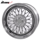 (2) 19X9.5 +40 5X114.3 / 5X120 Step Lip Deep Dish Mesh Wheels Rims