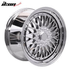 (2) 19X9.5 +40 5X114.3 / 5X120 Step Lip Deep Dish Mesh Wheels Rims