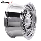 (2) 19X9.5 +40 5X114.3 / 5X120 Step Lip Deep Dish Mesh Wheels Rims