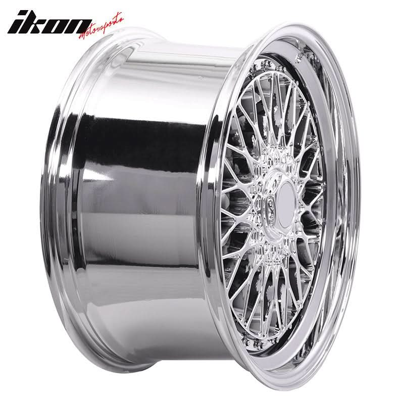 (4) 19X9.5 +40 5X114.3 / 5X120 Step Lip Deep Dish Mesh Wheels Rims