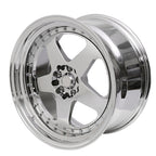 (2) 18X10 +30 5X100 / 5X114.3 Step Lip 5 Spoke Wheels Rim Accessories