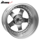 (4) 18X9.0 +30 5X100 / 5X114.3 Step Lip 5 Spoke Wheels Rim Replacement