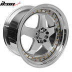 (2) 18X9.0 +30 5X100 / 5X114.3 Step Lip 5 Spoke Wheels Rim Replacement