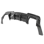 2014-2015 Chevy Camaro Black Rear Diffuser + Quad Exhaust Tips