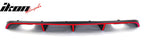 2012-2014 Dodge Charger OE Style Rear Diffuser w/ Red Reflective Tape