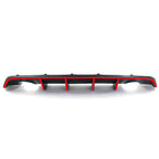 2012-2014 Charger SRT8 V2 Style Rear Diffuser w/ Reflective Tape