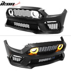 2015-2017 Ford Mustang Front Bumper Cover Led Grille 2024 Headlights