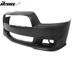 2011-2014 Dodge Charger Front Bumper Conversion Grilles SRT8 Style Bla