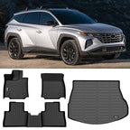 2022-2024 Hyundai Tucson Non-Hybrid 3D Floor Mats TPE + Trunk Mat
